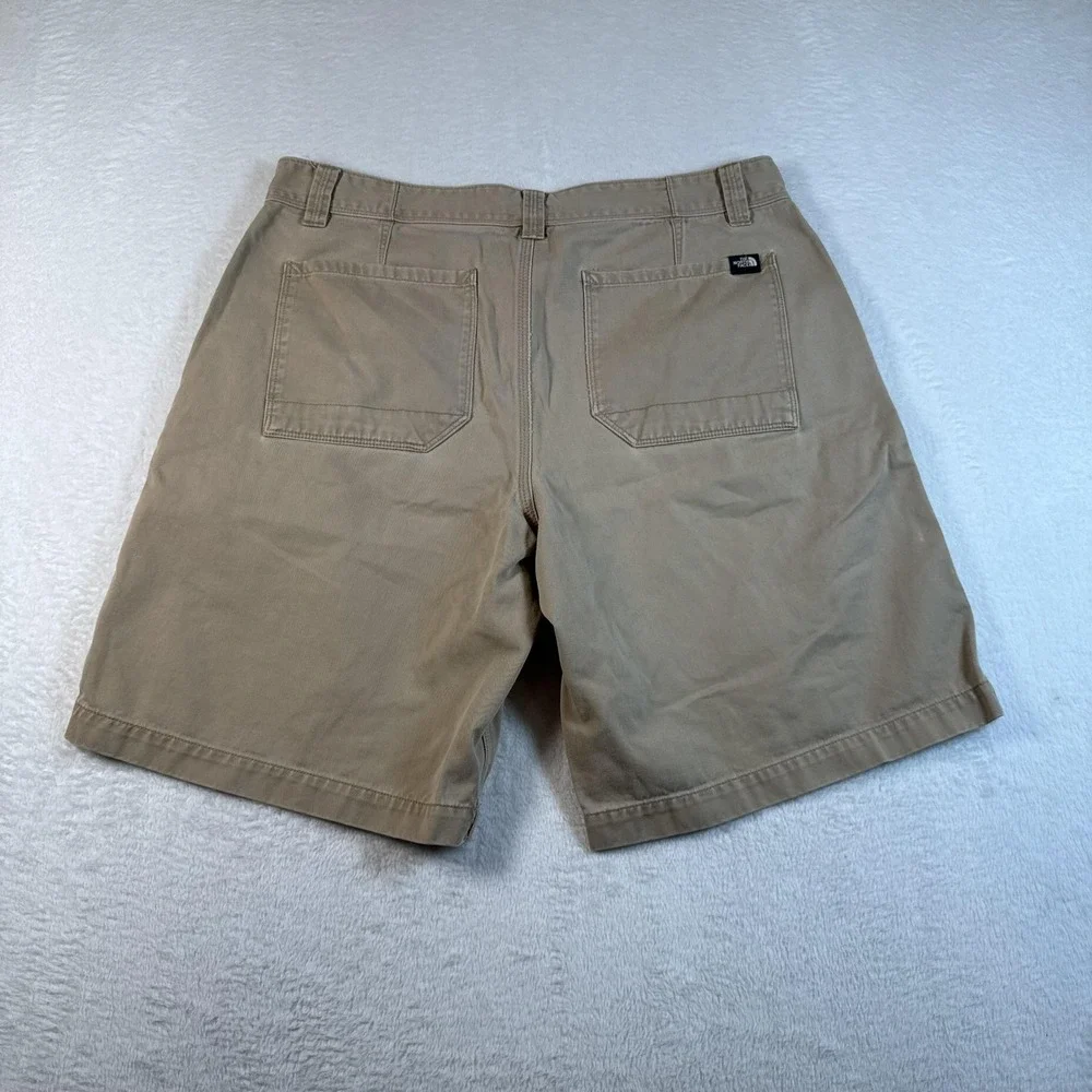 The North Face Shorts Mens 34 Beige 10‎ In Inseam Chino Canvas Casual Outdoor